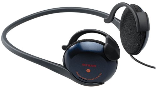 Aiwa HP-AJ102 Neckband Headphones (Open Air Type, Metallic Navy) under Aiwa in The Electronics Store