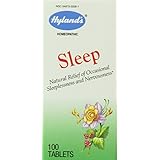 Hyland's Sleep Relief Tablets, Natural Relief of Occasional Sleeplenssness and Nervousness, 100 Count