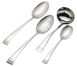 Lenox Federal Platinum 4-Piece Stainless Steel Hostess Set