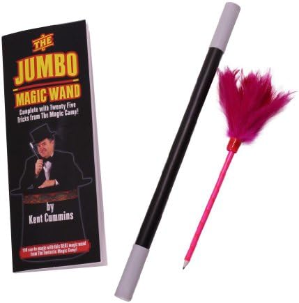 Magic Hotline The Jumbo Magic Wand Complete With Twenty Five Tricks from the Magic Camp by Kent Cummins