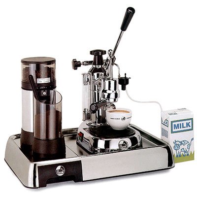 La Pavoni Espressomaschine Europiccola Lusso chrom/sz EL
