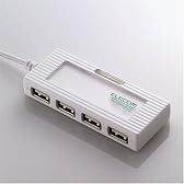 ELECOM 4ポートUSB2.0HUB U2H-P4BGN