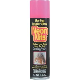 Neon Nits, Lice Egg, Nit Locator Hair Treatment Spray, Non-Toxic