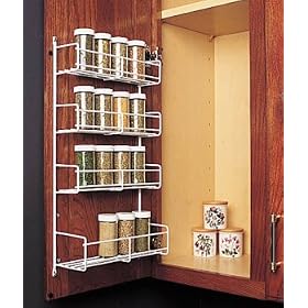 <b>Feeny 4 Tier Spice Rack 13 3/4" Wide White</b>
