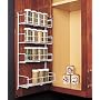 Feeny 4 Tier Spice Rack 13 3/4" Wide White