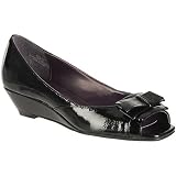 41XDRyqFb9L. SL160  Bay Studio Siamese Peep Toe Wedge Pumps