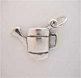 Silver * WATERING CAN CHARM * Flower Water