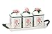 Villeroy & Boch 14-5476-8355 Wildrose Charm Marmeladendosen-Set 3tlg. mit Tablett