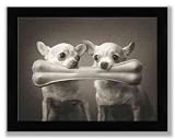 Ron Schmidt - Pip and Squeak - Framed 14.5x18.5 Art Print Poster