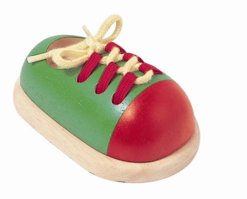 PlanToys 1355319 - Bind den Schuh