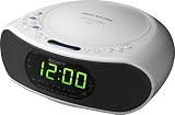 Sony ICF-CD837 AM/FM Stereo Clock Radio with CD Player (White)