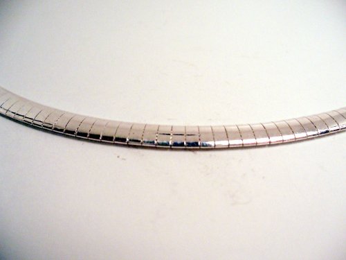Sterling Silver 4MM Omega Chain