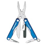 Leatherman L80040081N Schlüsselanhänger-Tool Squirt P4, Glacier-Blau