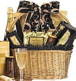 Congratulations Gourmet Food Gift Basket with Smoked Salmon