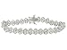 21.39CTW BELLA LUCE DIAMOND SIMULANT PLATINUM OVER STERLING SILVER BRACELET
