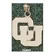 Columbia Univ Ny "Cu" Interlocked Charm/Pendant