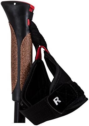 Nordic Walking Poles - True Classic Nordic Glove Grips, Lightweight, Adjustable, and Collapsible -2 Pieces w/flip Locks, Detachable Feet and Travel Bag by York Nordic - Heights 5'4"-6'2"