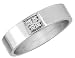 Ladies' Diamond Wedding Band in White Gold