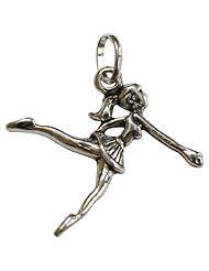 Sterling Silver Ballet Dancer Pendant
