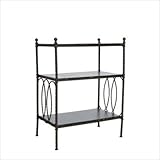 IMAGE OF Marshal Three Tier Stand in Distressed Walnut