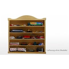 Holz-Regal f�r Modell 1:87, 48/48/7cm, 5 F�cher, Modellauto, Fertigmodell, S-Case 1:43
