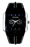 Police P-Matrix Gents Black Leather Black dial watch