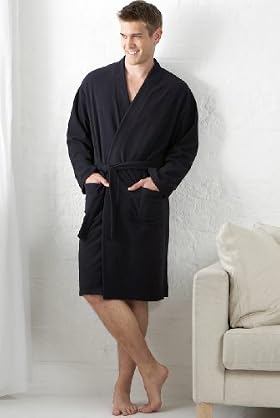 Lightweight Fleece Dressing Gown