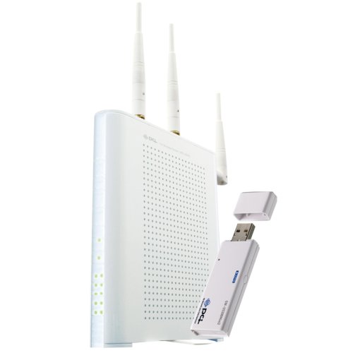 PLANEX WPSボタン搭載 11n/g/b対応 高速無線LANルータ&USB無線LANアダプタセット MZK-W04N-PKU2