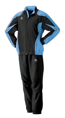 ERIMA Herren Racing Line Pr&auml;sentationsanzug, schwarz/new sky, 58 (10) Preisvergleich