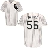 Men`s Chicago White Sox #56 Mark Buehrle Home Replica Jersey