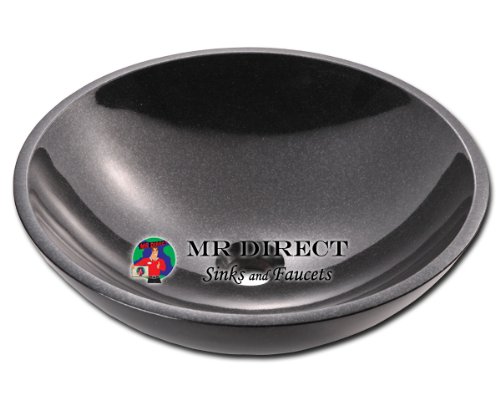 Black Granite Vessel Single for Bathroom