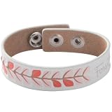 Fossil Damen-Armband Leder weiss + mehrfarbig 20 cm JF86120040