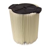 - 	 Ridgid VF4000 Standard Filter for Wet/Dry Vac