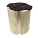 - 	 Ridgid VF4000 Standard Filter for Wet/Dry Vac