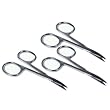 3 Beading Scissors Sewing Cutter Cuticle Curved Steel