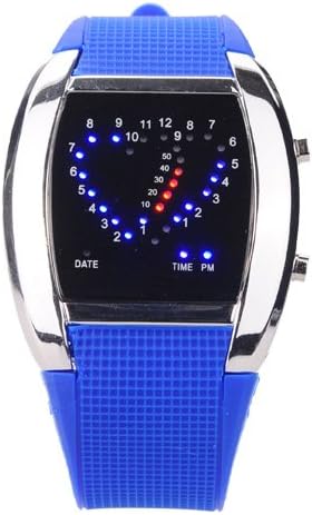 Metro Shop 5 Colors Multi-function Heart Shape LED Sport Wristwatch