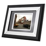 5x7_5.6_128_black, with silver bezel, lined accountsl Digital Picture Frame