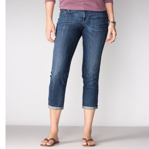 Eddie Bauer Curvy Fit Denim Capris Eddie Bauer Curvy Fit Denim Capris