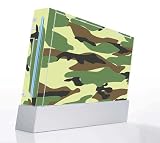 Camo Decorative Protector Skin Decal Sticker for Nintendo Wii Console