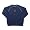 Antigua Notre Dame Inspired Fleece Long Sleeve Crewneck Pullover (Medium, Navy/Grey Heather)
