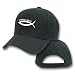 I Love Jesus Fish Ichthus Ikhthus Religious Symbol Embroidered Hat Cap Pink