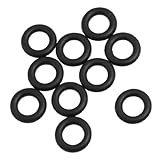 uxcell Ｏリング　オイルシール リング　ガスケット　14mm x 3mm　ゴム　ブラック　10個入り