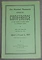 Conference Report: One Hundred Nneteenth Annual Conference of the Church of Jesus Christ of Latter-day Saints: April 3, 4 and 6, 1949