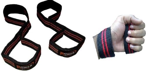 Weight Lifting Straps FIGURE 8's -Heavy Power Sold In Pairs