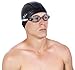 AqtivAqua Swimming Goggles - Clear Swim Goggles for Adult Men Women Youth Child (Black Color)