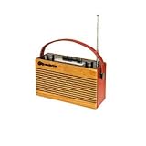 Produkt-Bild: Roadstar TRA-1967 Kofferradio UKW Radio mit AUX im RetroDesign Rot