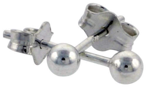 Sterling Silver Small 1/8