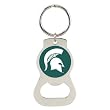 Michigan State Green University Bottle Opener Keychain