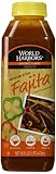 World Harbors Mexican Style Fajita Marinade, 16-fl. oz. plastic bottles (Pack of 6)