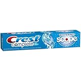Crest Whitening Plus Scope Fluoride Anticavity Toothpaste, Cool Peppermint, 6.2 oz